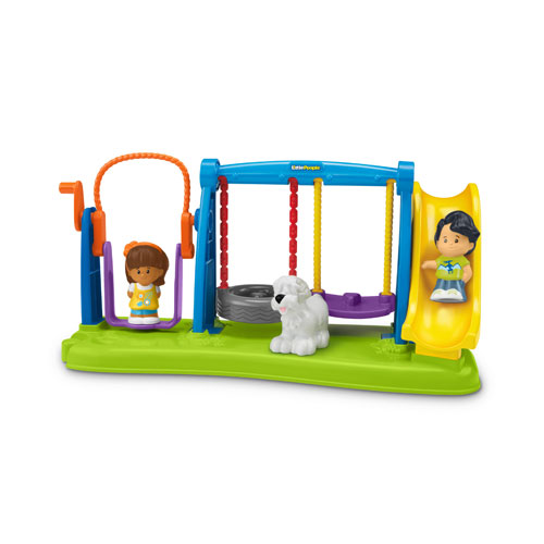 Little People Jump and Play Swing Set Playset